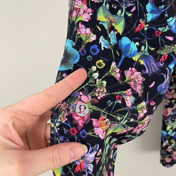 Lululemon Swift Speed High-Rise Tight Flowerscope Black Multi Size 8 - Picture 3 of 9